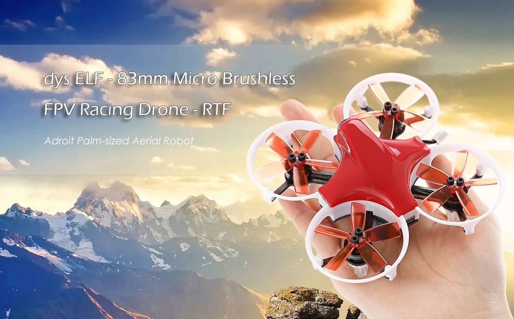 Dys ELF - 83mm Micro Brushless FPV Racing Drone - RTF