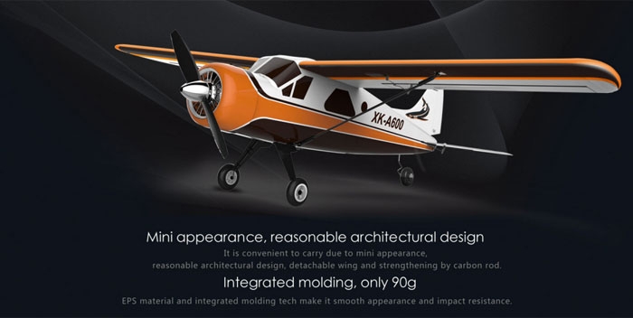 XK A600 5CH Brushless Glider RC Aeroplane RTF EU Plug