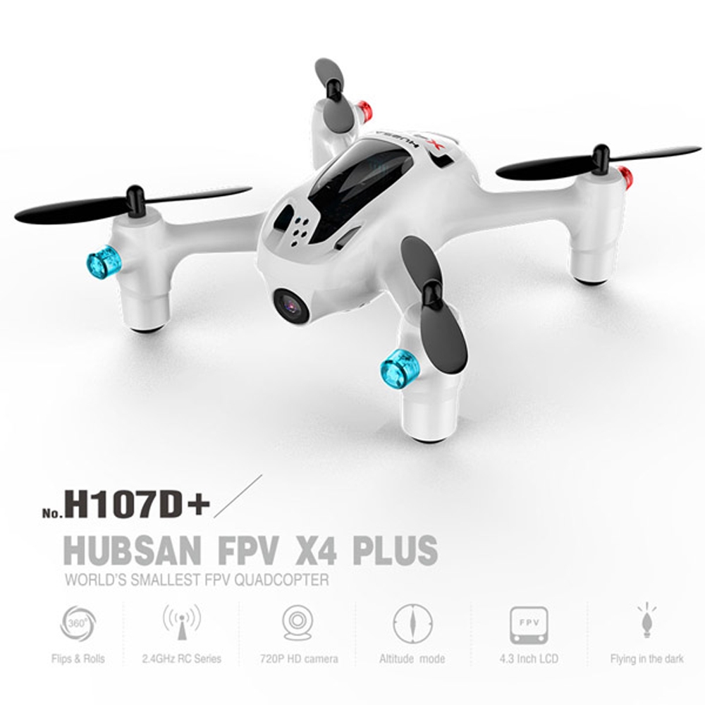 New Version Hubsan FPV X4 Plus H107D+ With 2MP 720P Wide Angle HD Camera Remote Control Quadcopter