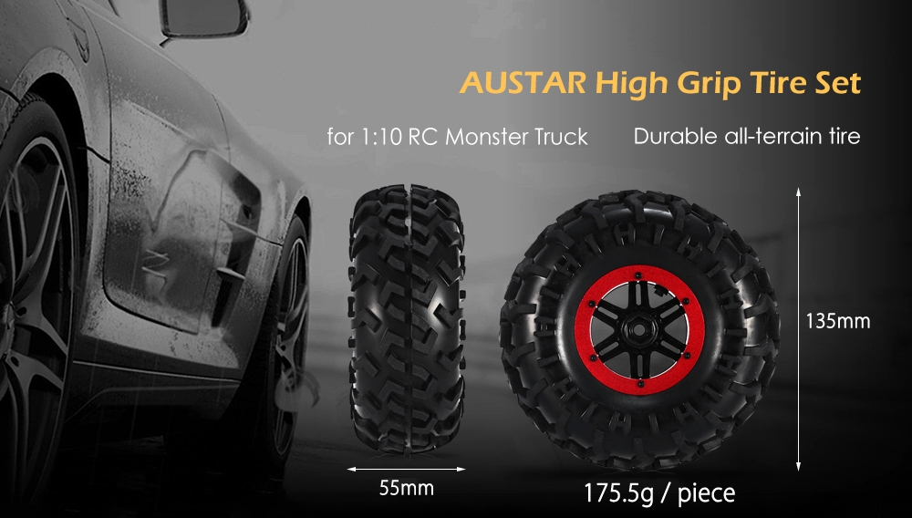 AUSTAR High Grip Tire Set