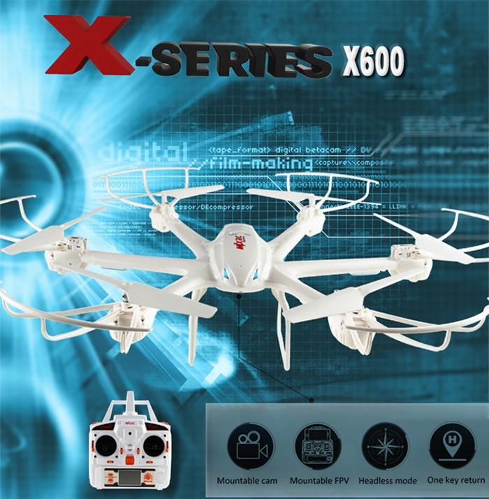 MJX X600 Headless Mode 2.4G Remote Control Hexacopter 6 Axis Gyro 3D Roll Stumbling UFO