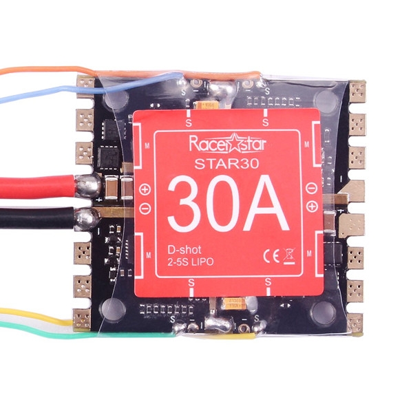 Racerstar Star30 30A Blheli_S 2-5S 4 In 1 Detachable ESC Support Dshot600 Ready for Racing Drone
