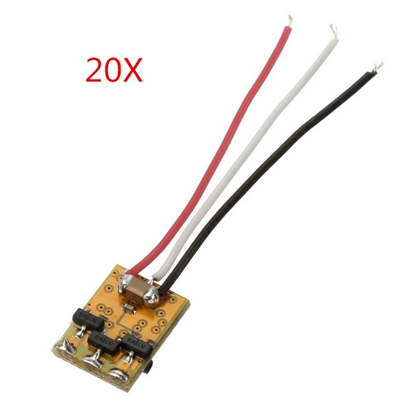 Only 1g 20 PCS A1S 3A Blheli 1S Super Mini Brushless ESC 12*8.5*4mm For RC Multirotors