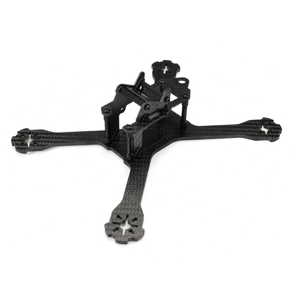 Realacc XS220 220mm Carbon Fiber 4mm Arm FPV Racing X Frame w/ 5V & 12V PDB