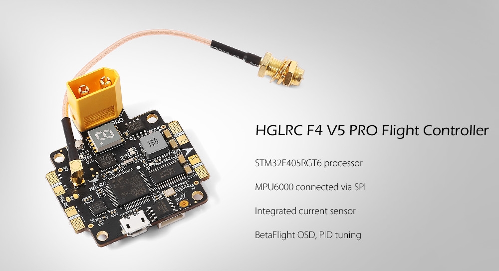 HGLRC F4 V5 PRO Flight Controller