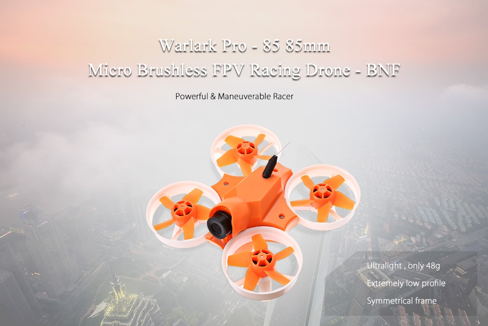 Warlark Pro - 85 85mm Micro Brushless FPV Racing Drone - BNF