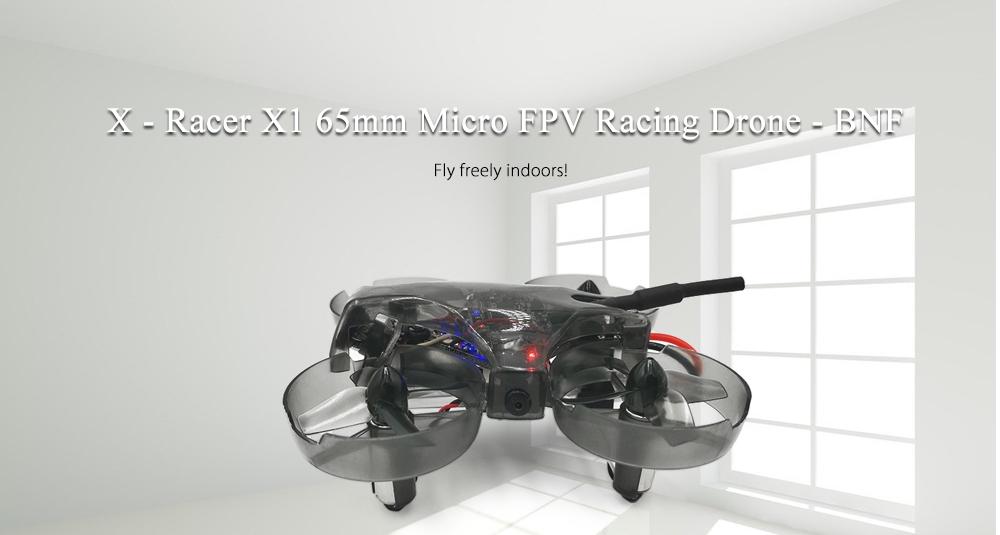 X - Racer X1 65mm Micro FPV Racing Drone - BNF