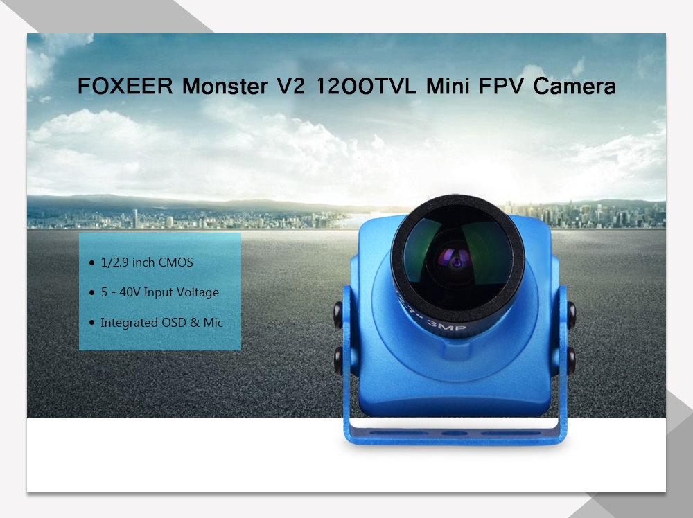 FOXEER Monster V2 1200TVL Mini FPV Camera