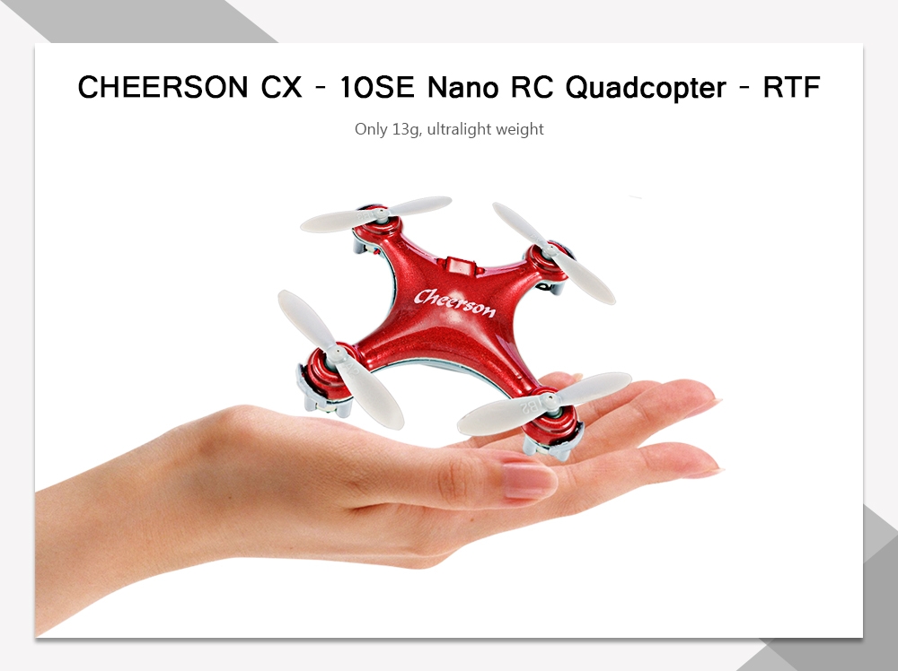 CHEERSON CX - 10SE Nano RC Quadcopter - RTF