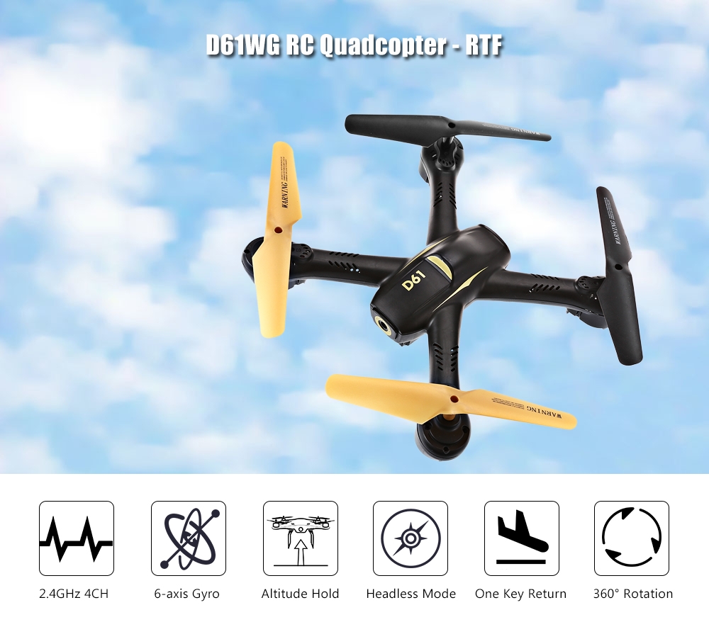 D61WG RC Quadcopter - RTF