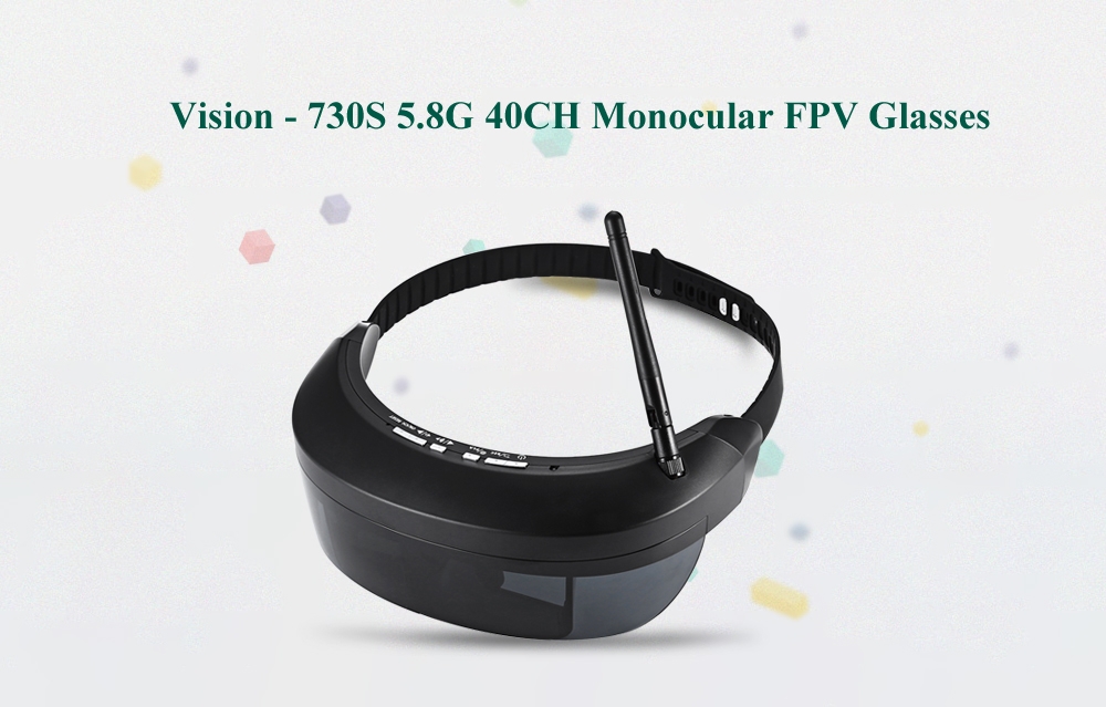 Vision - 730S 5.8G 40CH Monocular FPV Glasses