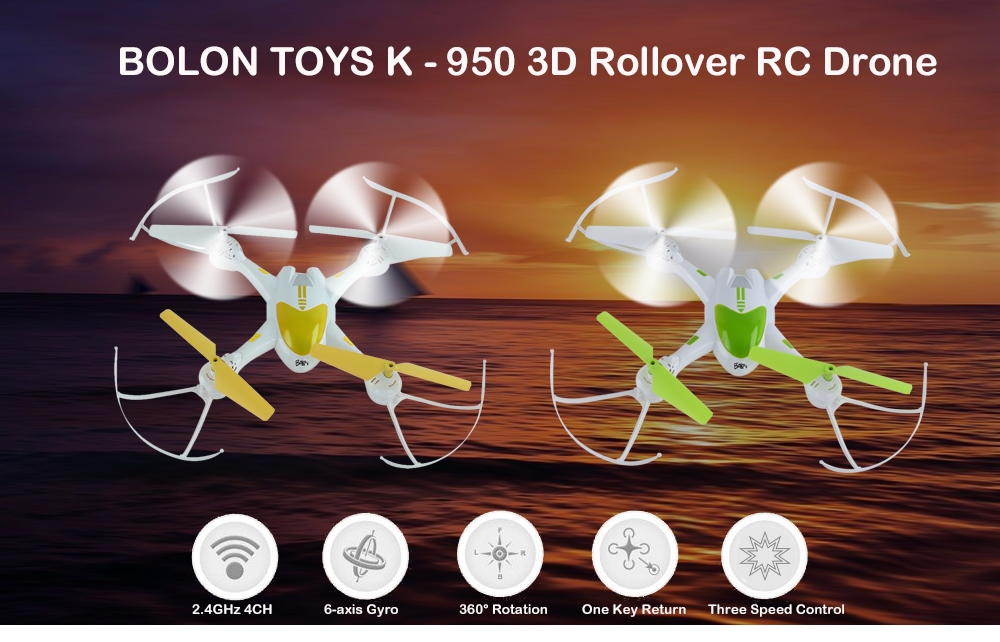 BOLON TOYS K - 950 2.4GHz RC Quadcopter RTF