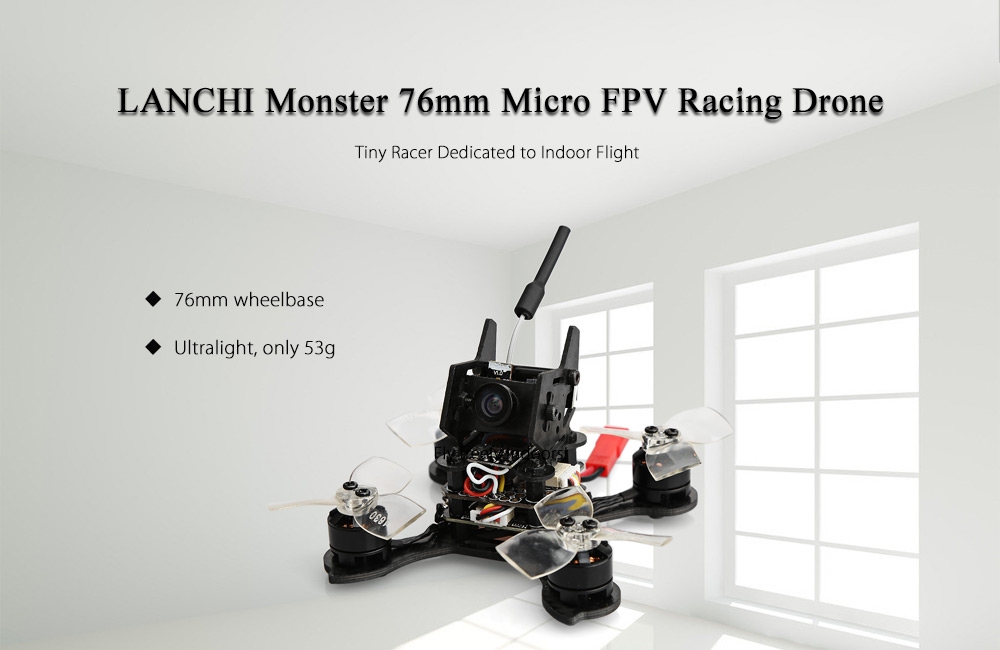 LANCHI Monster 76mm Micro FPV Racing Drone