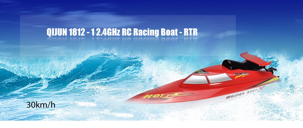 QIJUN 1812 - 1 2.4GHz RC Racing Boat - RTR