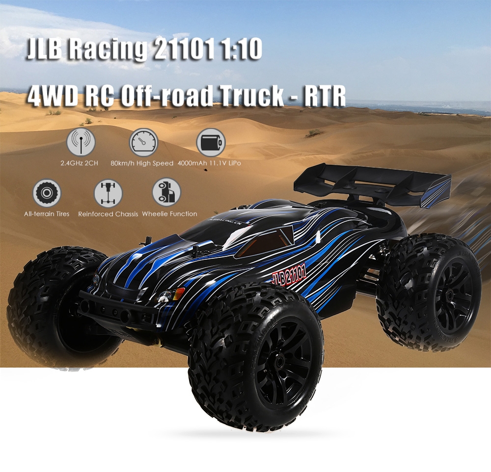 JLB Racing 21101 1:10 4WD RC Off-road Truck - RTR