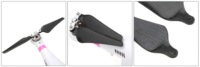 DJI Phantom 2 - Blade CCW Carbon Fiber Self - locking Propeller Kit for RC Multicopter Part