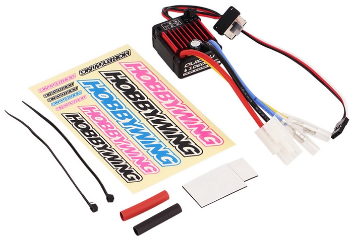 Hobbywing QuicRun 1060 60A Brushed ESC Set BEC Electronic Speed Controller for Vehicle Boat