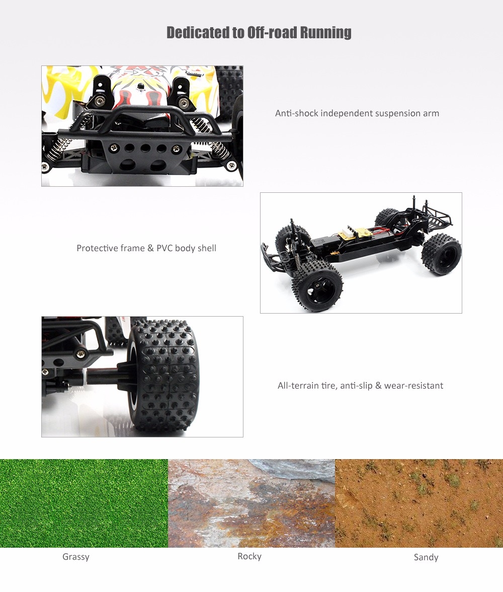 FEILUN LK813 1:10 2WD Brushed Off-road RC Car - RTR