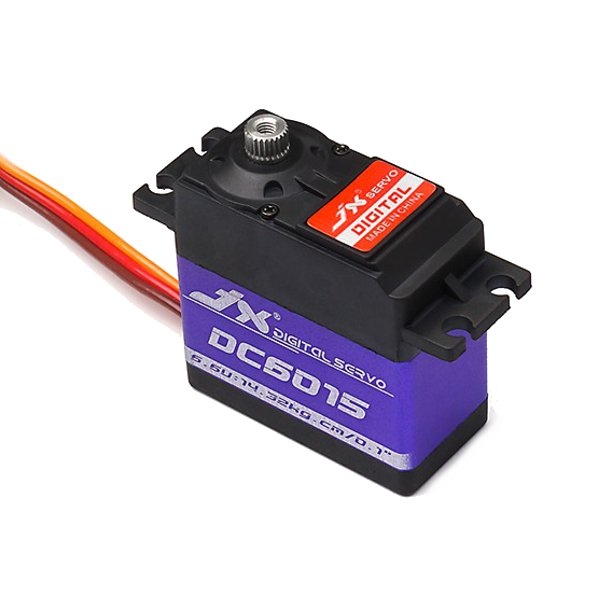 JX Servo DC6015 14.32kg Coreless Metal Gear High Torque Digital Servo For RC Models