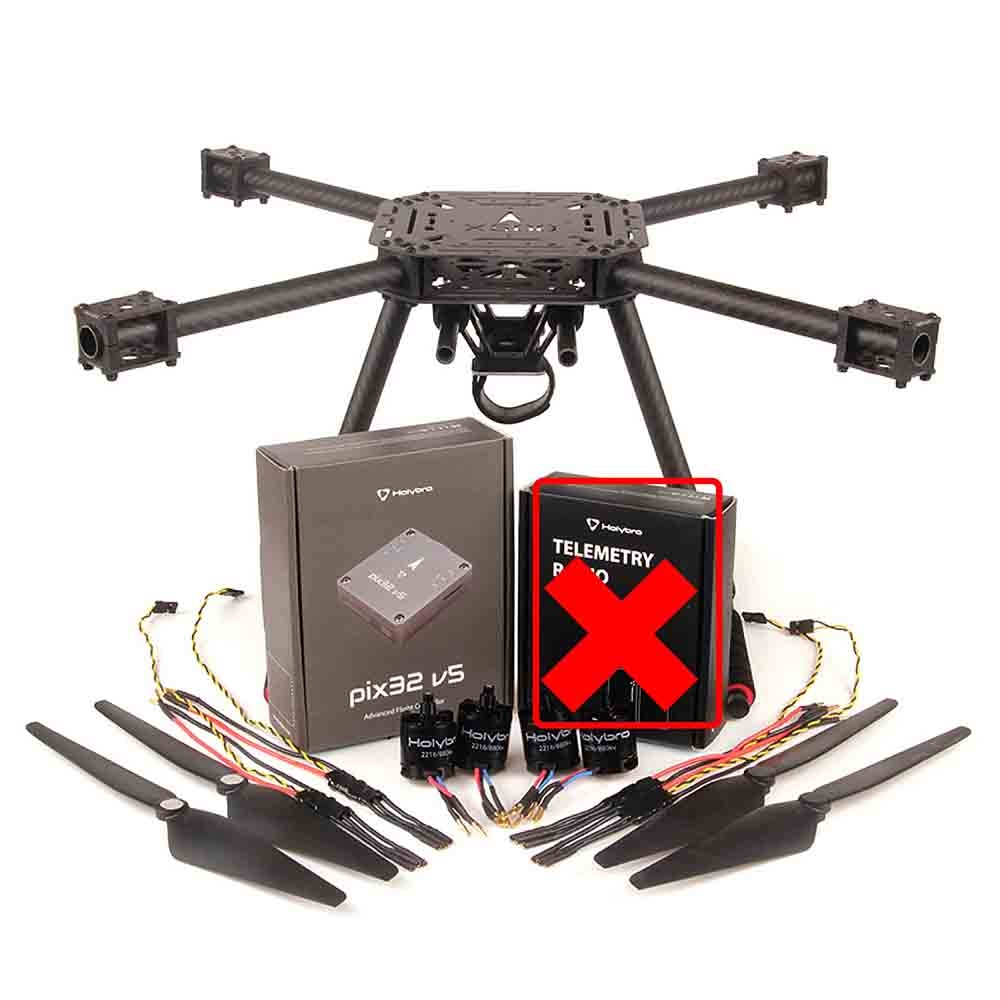 Holybro X500 KIT Pix32 V5 Ardupilot 500mm Wheelbase 10 Inch FPV Drone w/ 2216 880KV Motor 20A BL_S ESC Combo