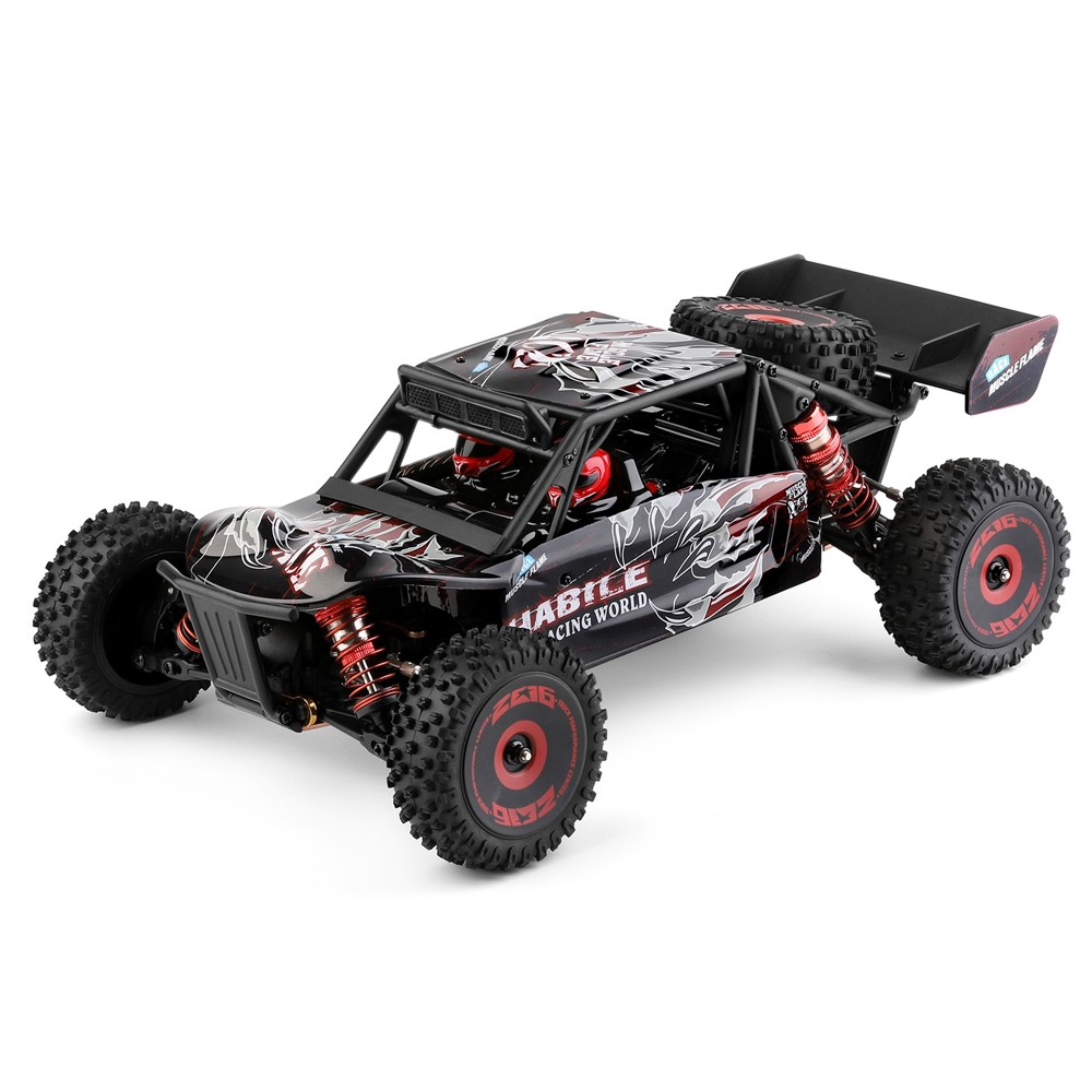 Wltoys 124016 1/12 4WD 2.4G RC Car Brushless Desert Truck Off-Road Vehicle Models High Speed 75km/h Metal Chassis