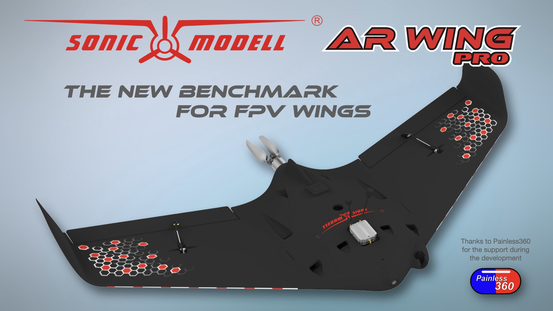 Sonicmodell AR Wing Pro 1000mm Wingspan EPP FPV Flying Wing RC Airplane KIT/PNP - PNP