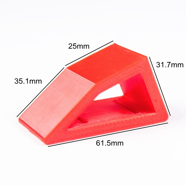 TPU 3D Printing Camera Mount Red 14.6g For FPV Sports Camera