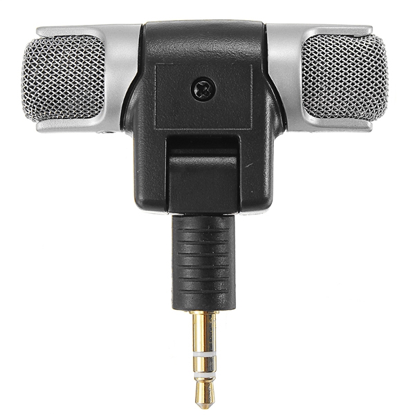 Mini Wireless Microphone Radio for DJI OSMO Handheld Steady Camera Silver Black