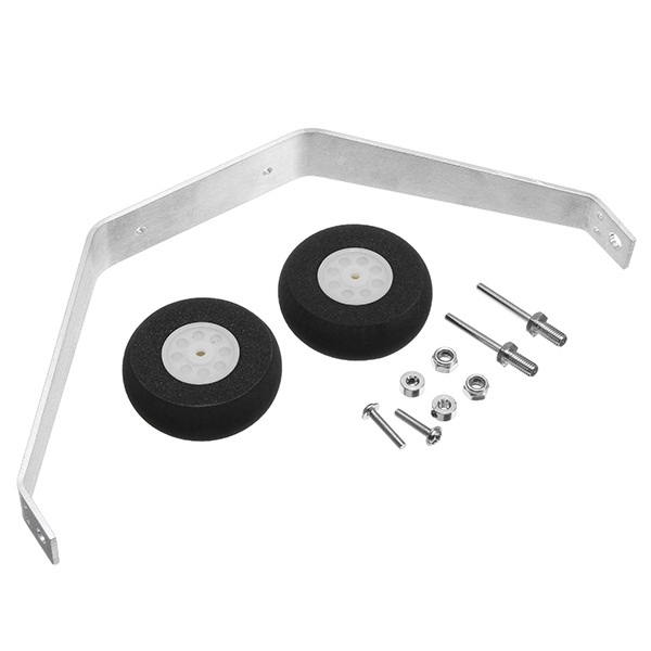 2mm Aluminum Landing Gear Set For 25-40 Class Electric RC Airplane