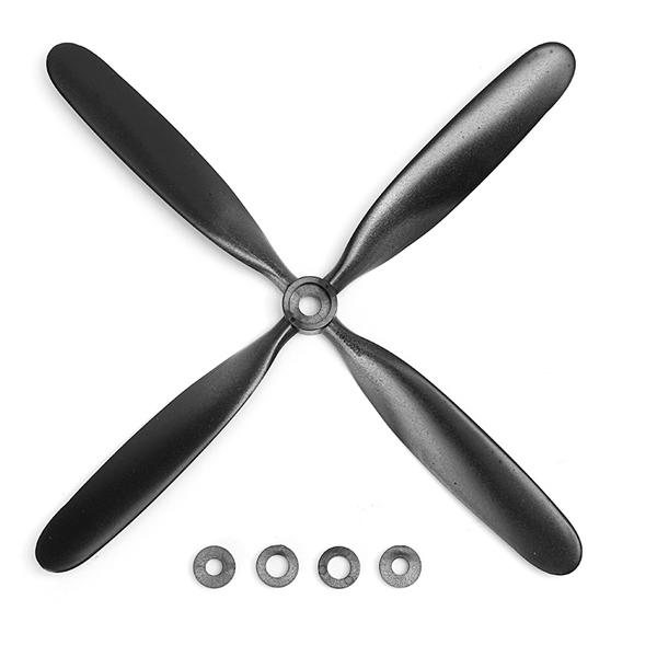 Dynam 10.5*8*4 10.5 Inch 4 Blade Propeller 8mm Hole CW & CCW For RC Airplane