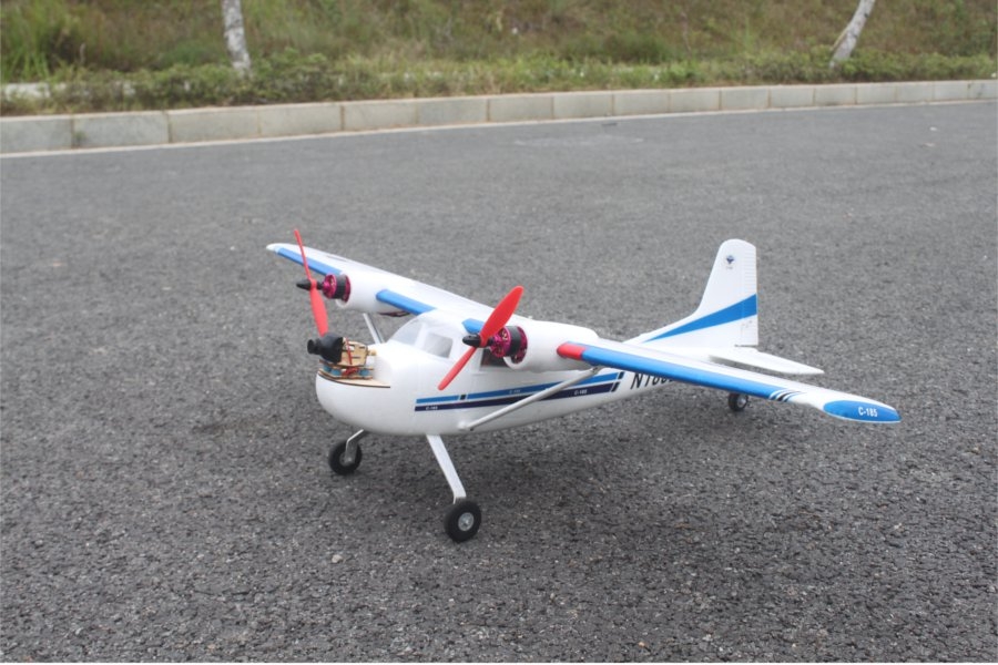 Mini Twin-Engined 185 928mm Wingspan EPO RC Airplane FPV Aircraft KIT