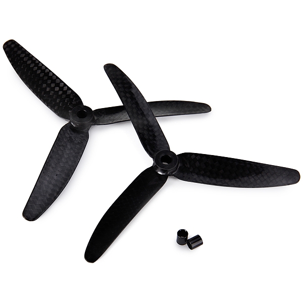 Gemfan 5 x 3 5030 3 - Leaf Carbon Fiber Propeller CW / CCW For 250 Frame Set Spare Accessories - 2 Pairs