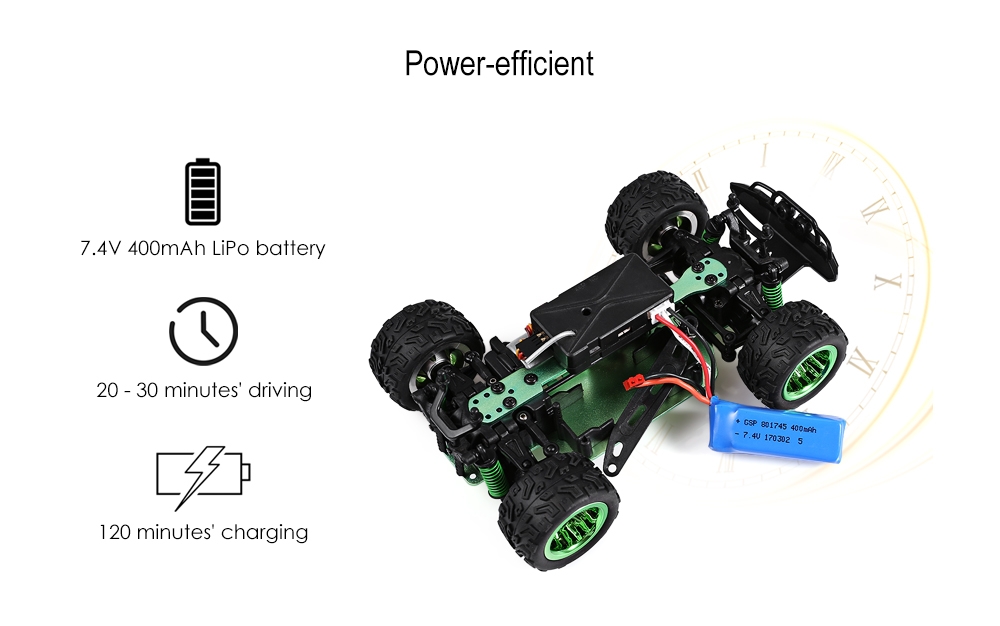 JJRC Q36 1:26 Mini Brushed Off-road RC Racing Car - RTR