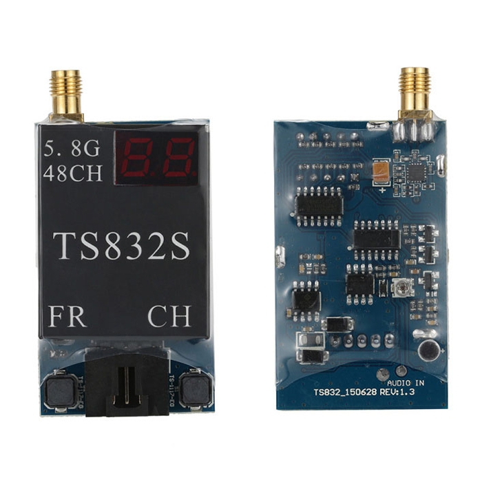 Spare TS832S 48CH 600mW 5.8G Wireless AV Transmitter + Mobius 808 1080P Camera Set for RC Drone Aerial Photograph