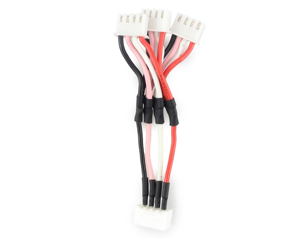 3 in 1 11.1V 3S Battery Connector Adapter Cable for Nighthawk Pro 280 QAV250 290 300 Multicopter
