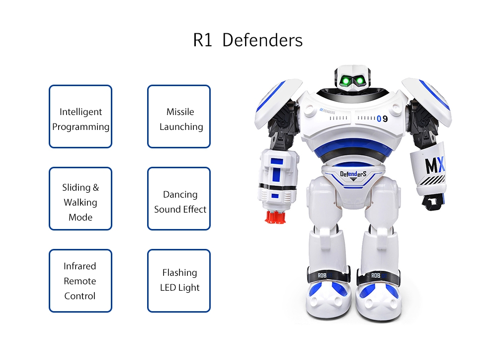JJRC R1 Defenders Infrared Control Robot - RTR
