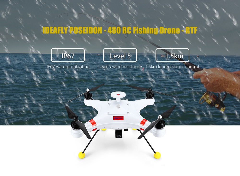 IDEAFLY POSEIDON - 480 RC Fishing Drone - RTF