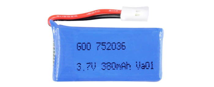 3.7V 380mAh Battery Remote Control Quadcopter Spare Parts