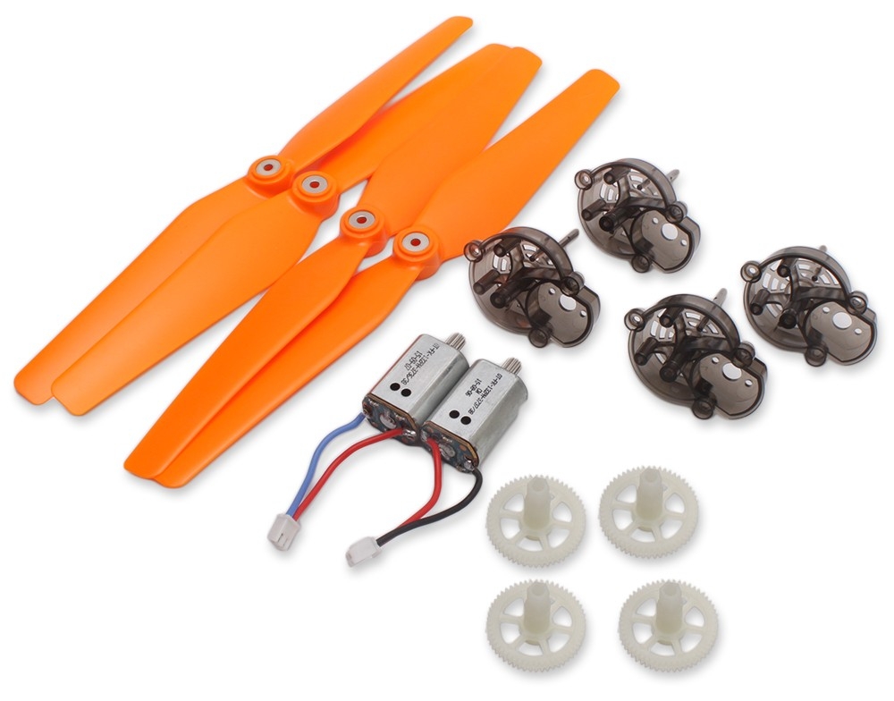 Spare Propeller + Gear + Motor + Motor Base Set Fitting for Syma X8C Quadcopter