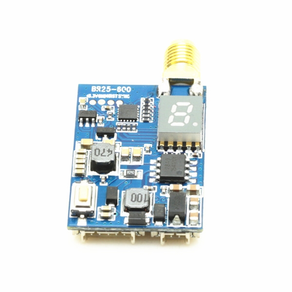 LANTIAN 5.8G 40CH 25mW/600mW FPV Transmitter 2-6s SMA/RP-SMA Female