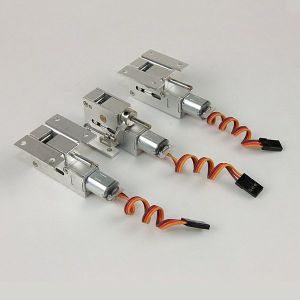 Full Metal Servoless Retracts w/Steerable Nose Assembly 3mm/4mm Pin