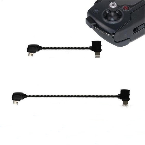 Remote Control Data Connected Cable Line to Mobile / Tablet Micro USB Lightning for DJI Mavic Pro