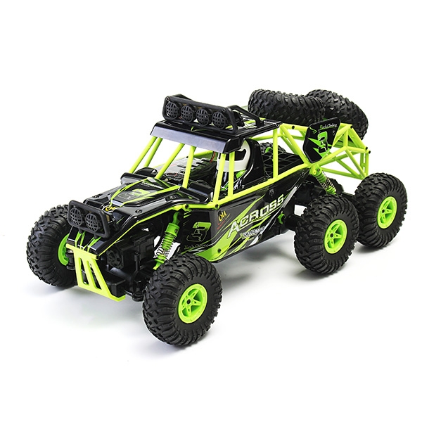Wltoys 18628 1/18 2.4G 6WD Brushed Rc Car Rock Crawler with Front LED Light RTR Toys