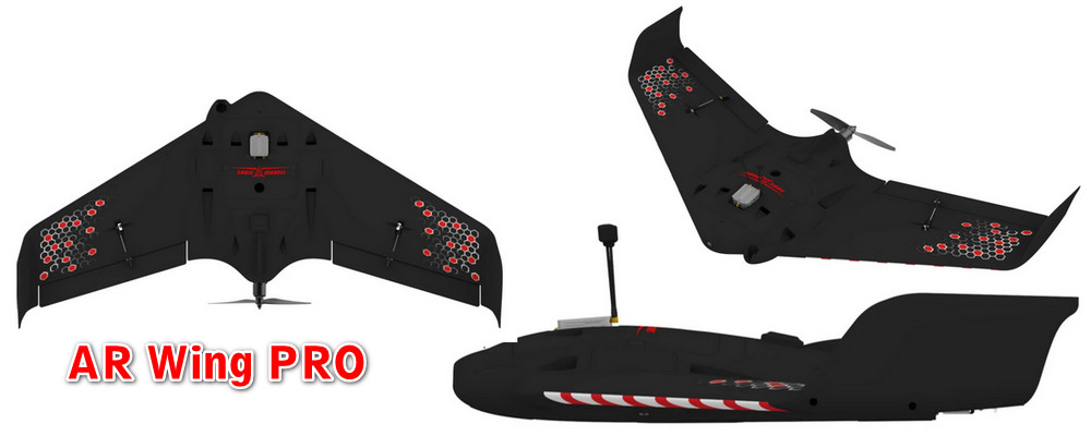 Sonicmodell AR Wing Pro 1000mm Wingspan - World first DJI HD FPV wing