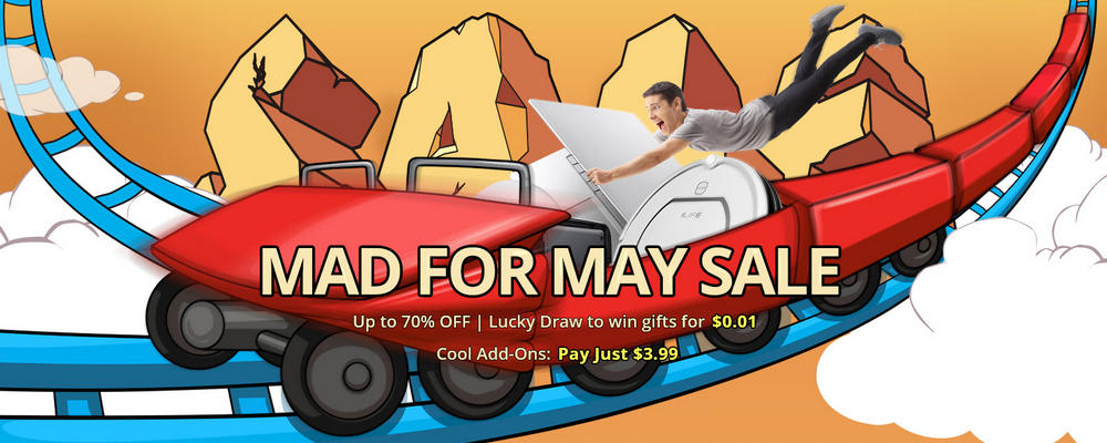 Mad for May sales at GearBest